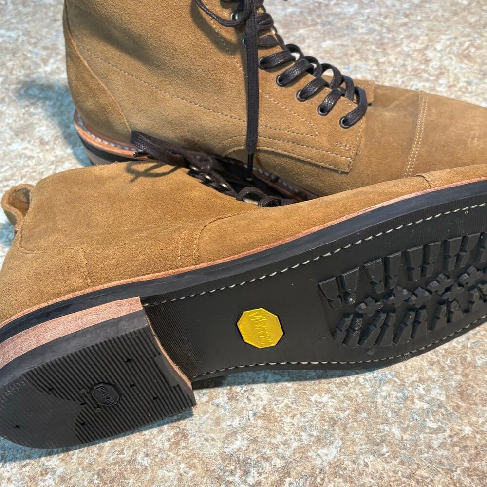Rhode Men's Huckberry Portland Mojave Suede Vibram Sole Leather Shoes Size 13M - Picture 9 of 14